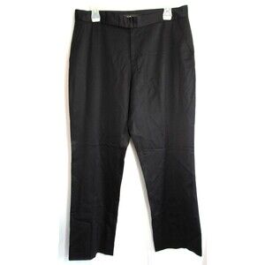 Ralph Lauren Black Label Women's Black Wool Dress Pants Size 10 EUC